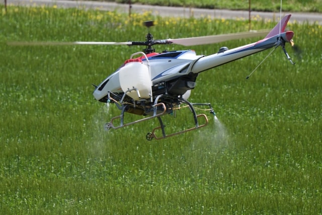 農薬散布用ヘリコプター